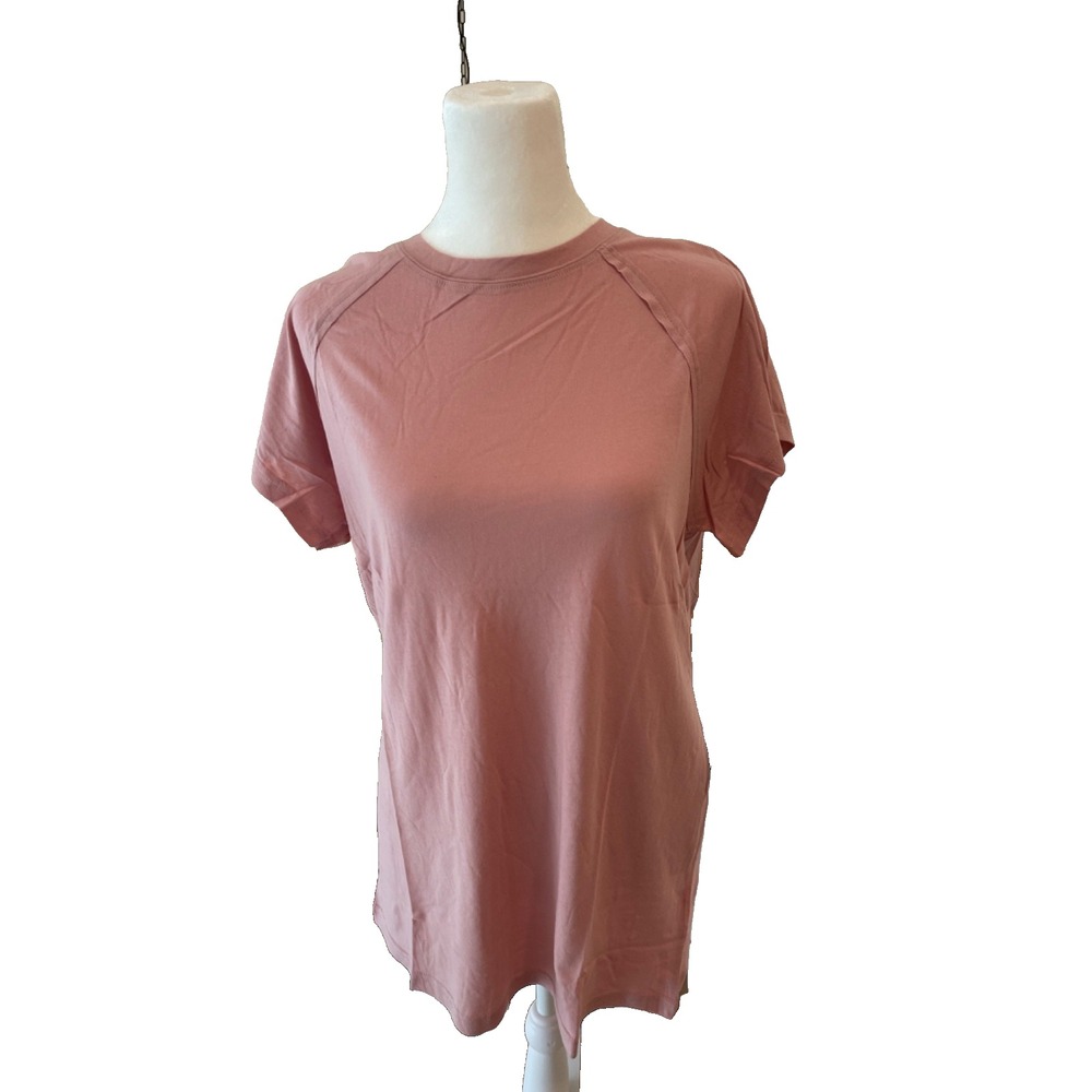 Mono B Pink T Shirt cut out back Large